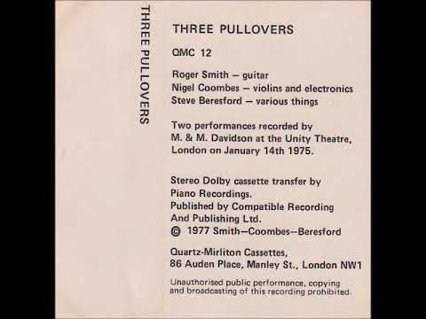 Three Pullovers — Three Pullovers ‎– Three Pullovers (1977)