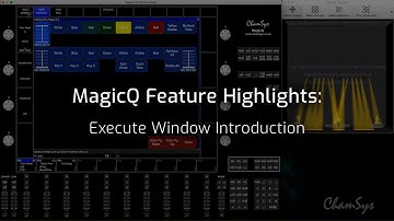 MagicQ Feature Videos: Execute Window Introduction