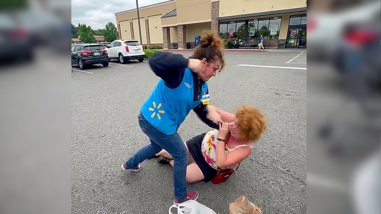 Karen Starts a Fight and Gets KNOCKED OUT COLD!