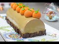 Recette de bûche au chocolat au lait orange