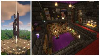 Minecraft | Spawn / End  / Nether Portal Build - Part 6: Enchanting Room