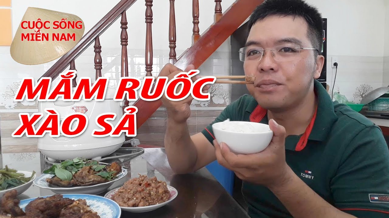 Làm Mắm ruốc xào sả - thịt ba rọi tốn cơm - Nam Việt... - youtube