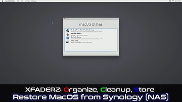 XFaderz OCS: Restore MacOS -Time Machine Backup From A Synology (Network Attached Storage)
