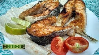Стейки из лосося на мангале. МЯСОЖОР #117 Стейки из лосося на мангале. МЯСОЖОР #117