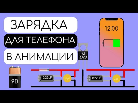 УНИВЕРСАЛЬНАЯ ЗАРЯДКА ДЛЯ ТЕЛЕФОНА. ПРИНЦИП РАБОТЫ В АНИМАЦИИ.