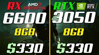 RTX 3050 vs RX 6600 - Test in 8 Games