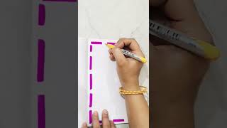Front page border design ideas for school project #art  #frontpage #thefrontpage #diy #diycrafts