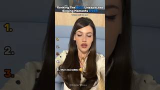 Ranking The BEST Unexpected Singing Moments EVER 😭🔥 #ranking #cover #unexpected