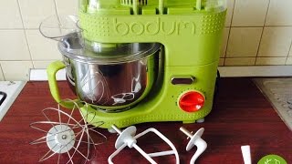 mikseris Bodum BD11381-565EURO / Electric Stand Mixer, green! - YouTube