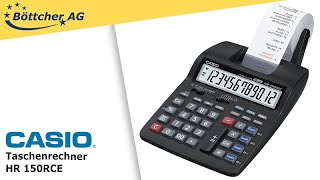 Tischrechner Casio HR 150RCE - YouTube