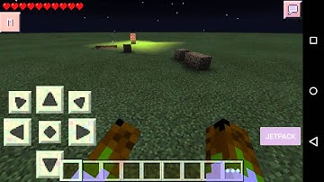 MCPE mod showcase jetpack mod