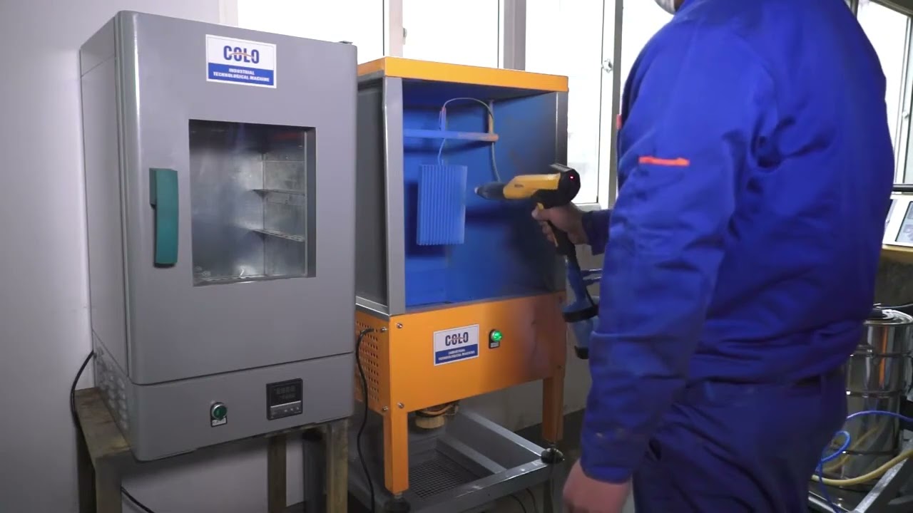 Laboratory Powder Coating Booth with Oven Set