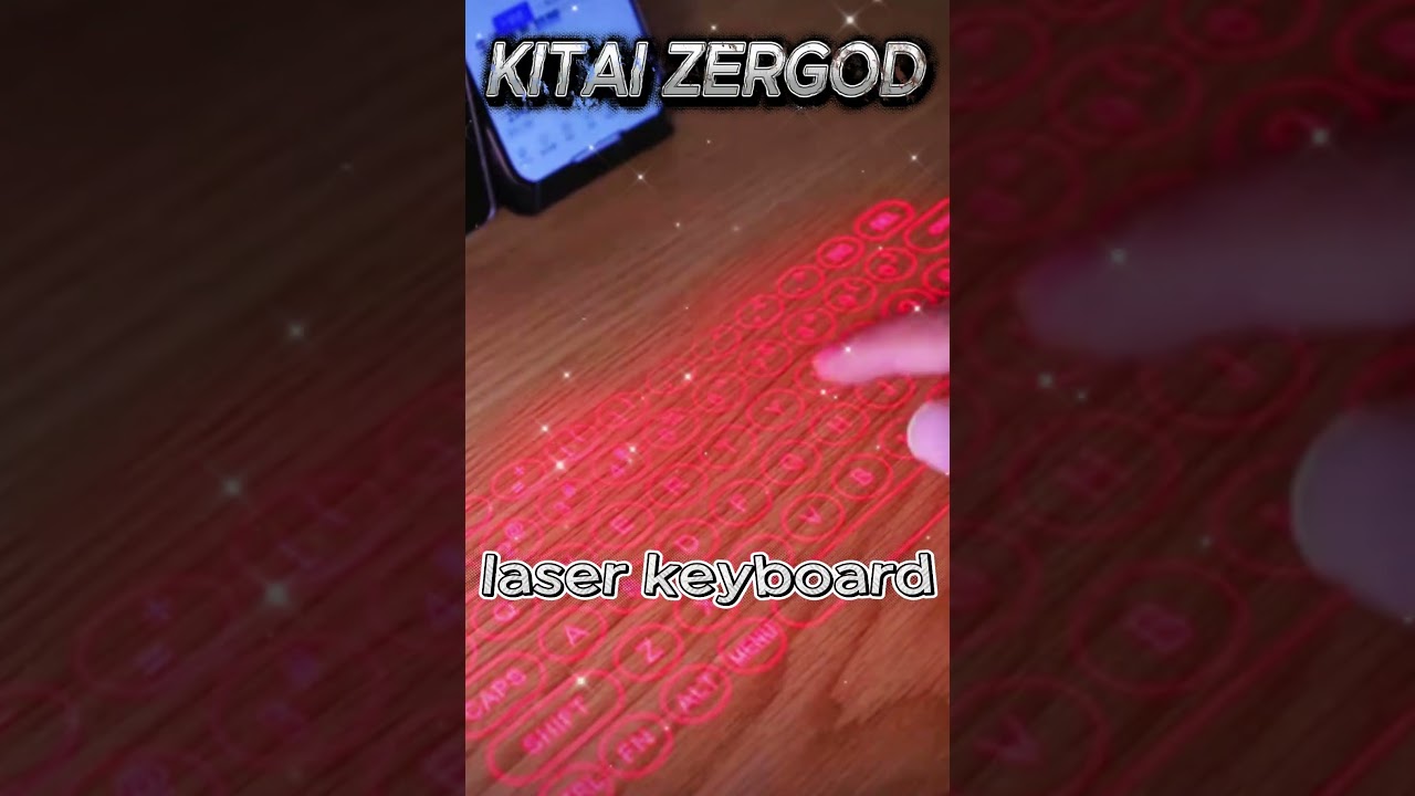 Bluetooth Laser Wireless Projection Keyboard // Bluetooth-лазерная  проекционная клавиатура