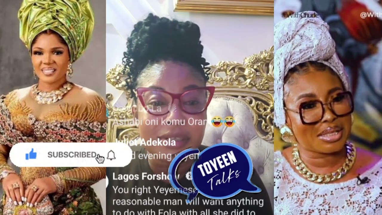 AHHH ALHAJA LIZZY TI FE BA OJA AUNTY IYABO OJO JE O. WHAT IS HAPPENING 