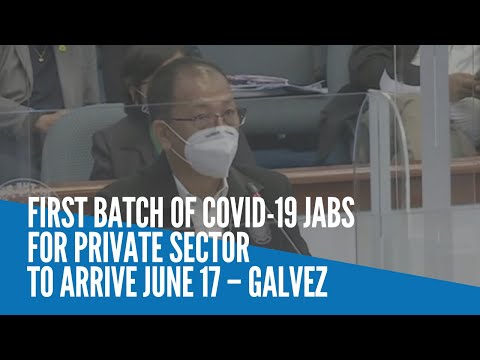 First batch of COVID-19 jabs for private sector to arrive June 17 – Galvez