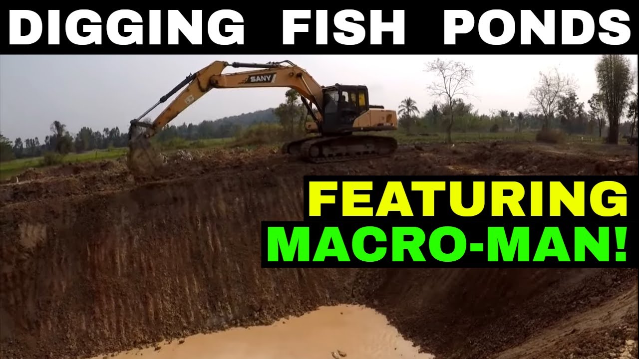 DIGGING FISH PONDS IN THAILAND YouTube