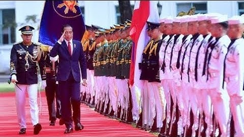 Tiba di Istana Malacañang, Presiden Jokowi Disambut Upacara Resmi