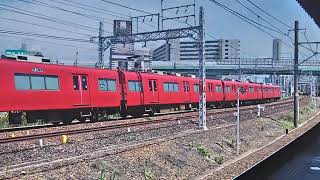 名鉄3500系3533F尾頭橋通過