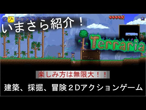【掘って作って戦う】2D横スクロールアクションゲーム「テラリア」紹介＆プレイ動画【2D/アクション/クラフト/サンドボックス】