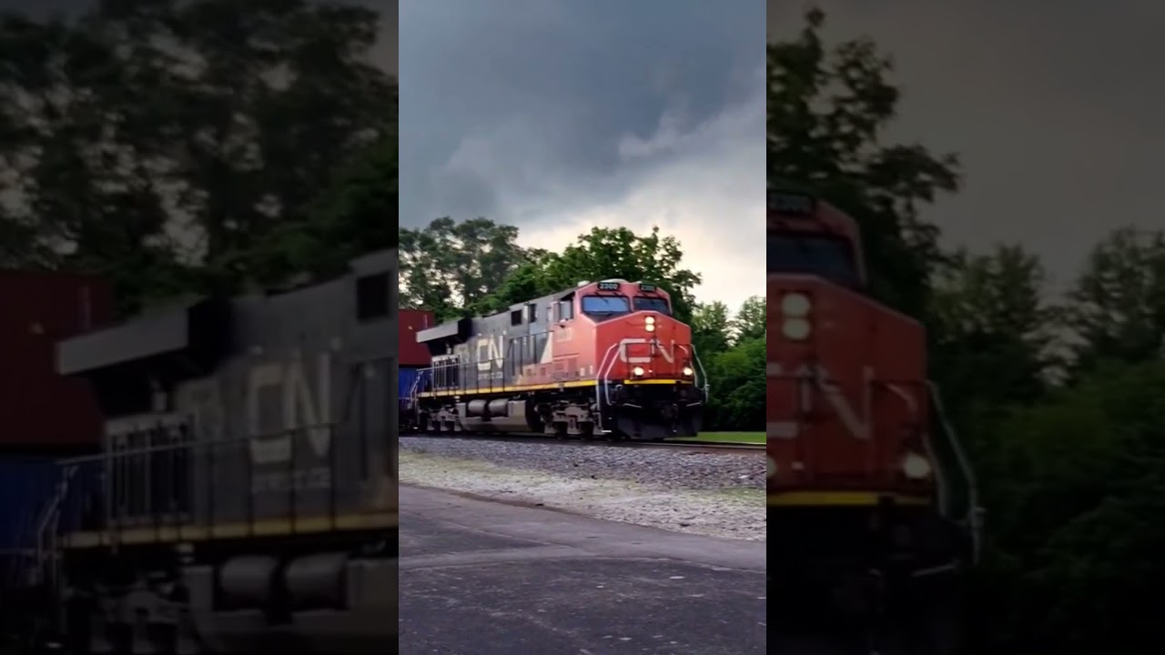 CN Intermodal Beneath an Ominous Sky