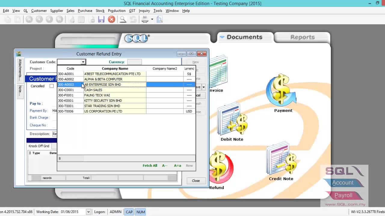 sales invoicing