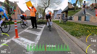 Veldegem Kermesse 🇧🇪 | U17 | 12 Apr 2026 | Ari GoPro   Telemetry