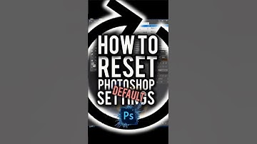 How To Reset Photoshop Default Settings @SandeepGraphicDesign