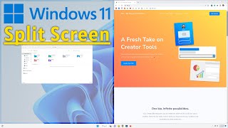 how to use split screen on windows 11