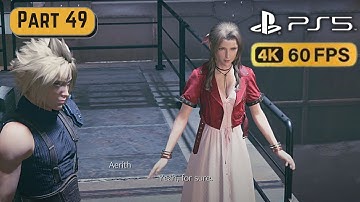 FINAL FANTASY VII REMAKE PS5 | Part 49 Sector 6 Sewer System | No Commentary Playthrough