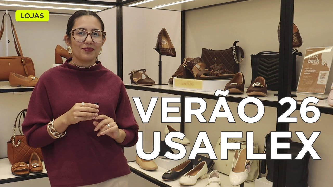 NOVA COLEÇÃO VERÃO 2026 USAFLEX | JÁ NAS LOJAS