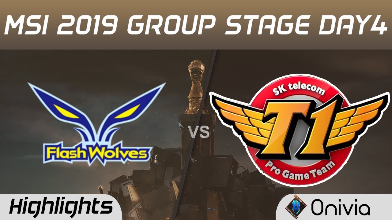 FW vs SKT Highlights MSI 2019 Flash Wolves vs SK Telecom T1 MSI Highlights by Onivia