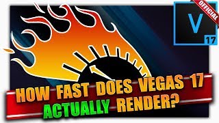 VEGAS Pro 17 Render Speed Tests And Comparisons - Just How Fast Is It? 👨‍🏫 VEGAS Tutorial #80