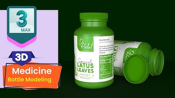 How to Model a Bottle in 3ds Max. Medicine Bottle Modeling for Beginners