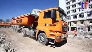 Man Dump Trailer Sattelkipper, Fa. Fischer Weilheim, Germany, 2015.