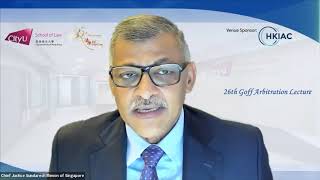 Details The 26th Goff Arbitration Lecture by Chief Justice Sundaresh Menon of Singapore Update