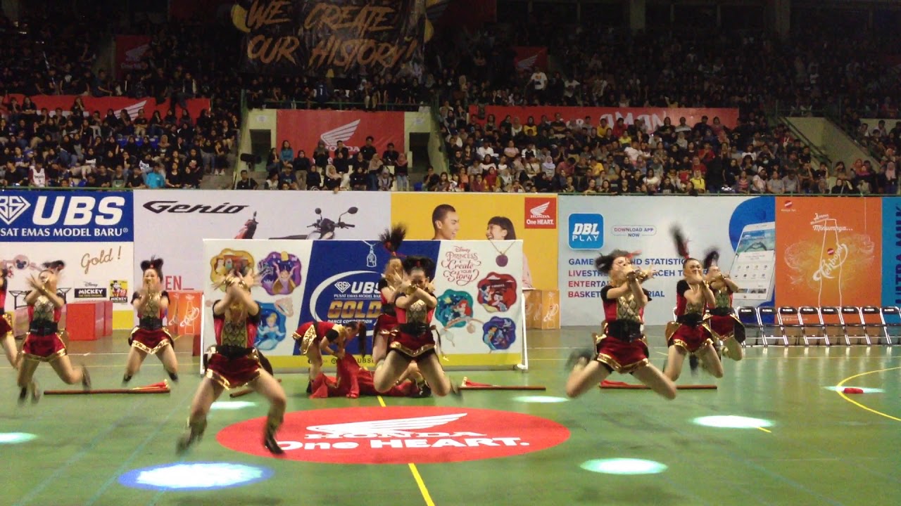 TOP FIVE, DANCE SMA BOPKRI 1 YOGYA, BOSA TIM A, PADA FINAL PARTY HONDA DBL JOGJA 2019 #DBLJogja