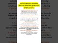 Mental Health Support Worker Interview questions and Answers | PASS Your Interview