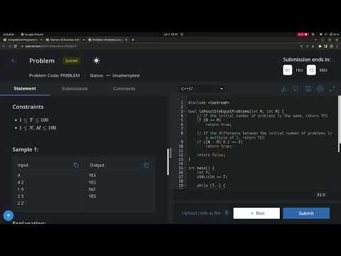 CodeChef Contest Leaked Solution | Starters 93 | PR0BLEM | Solution In CPP | C++ Problem.