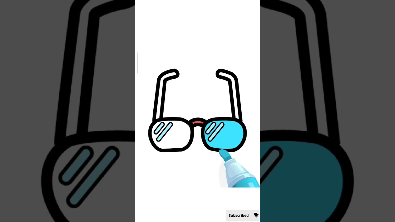 👓Glasses Coloring | Magic Color Fun | 