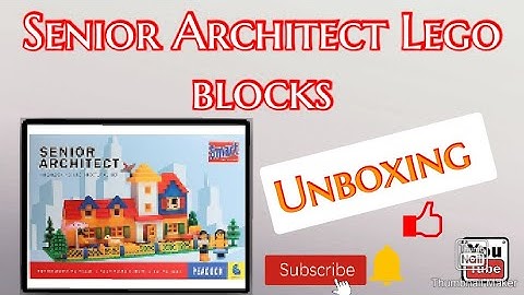 Unboxing of senior architect Lego blocks | Lego blocks | Mayra Singh