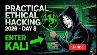 Practical Ethical Hacking 2026 - DAY 8- Intro to Kali Linux / Setup Linux | HINDI | PhD Security