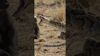 Honey Badger Challenges a Python! 🐍🔥/Wildlife documentary 4k