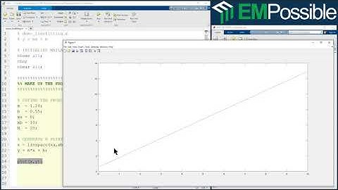 MATLAB Session -- Making a Line Fitting Problem