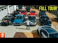 FULL TOUR OF RICKIE'S CAR COLLECTION!