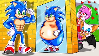 Fat Boy Sonic Tries to Up - Fat Boy Sonic Love Amy Rose - Sonic the Hedgehog 2 Animation