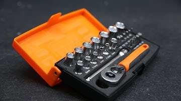 Bahco 25pce 1/4" Drive Ratchet and Socket Set