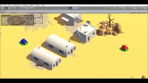 Tiny Tanks (Unity) gameplay - audio production