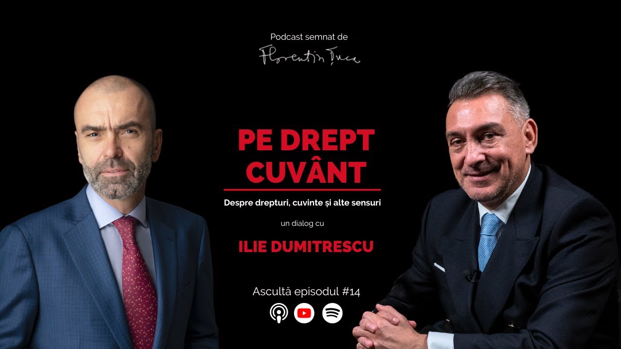 ILIE DUMITRESCU: RECUNOȘTINȚA PENTRU SACRIFICIILE ALOR MEI M-A TRAS ÎNAINTE | Pe Drept Cuvânt #14