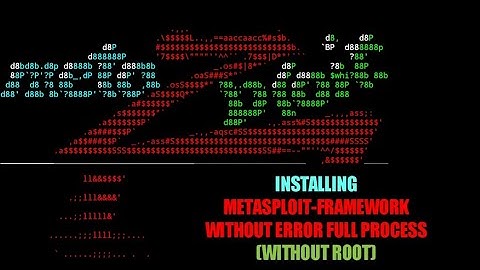 HOW TO INSTALL METASPLOIT-FRAMEWORK WITHOUT ERROR STEP BY STEP FULL PROCESS |WITHOUT ROOT