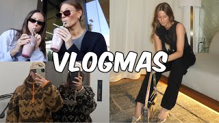 VLOGMAS DAY 11: Trying the Hailey Bieber smoothie, Come shopping with us + Dinner with the girls